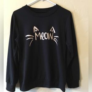 Womens Cat Sweatshirt